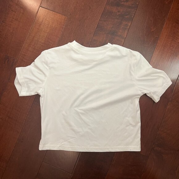 Lobster Graphic Women's Cropped Tee - White - XS - Picture 3 of 5